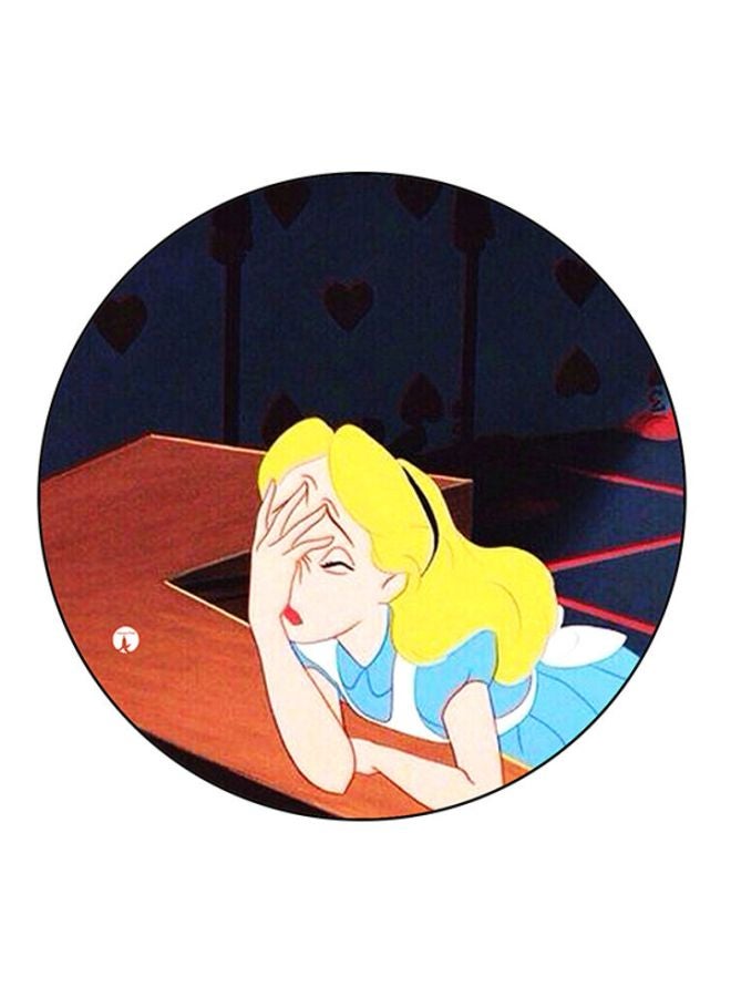 بي بي لوحة ماوس دائرية مُزينة بطبعة مستوحاة من ديزني متعدد الألوان