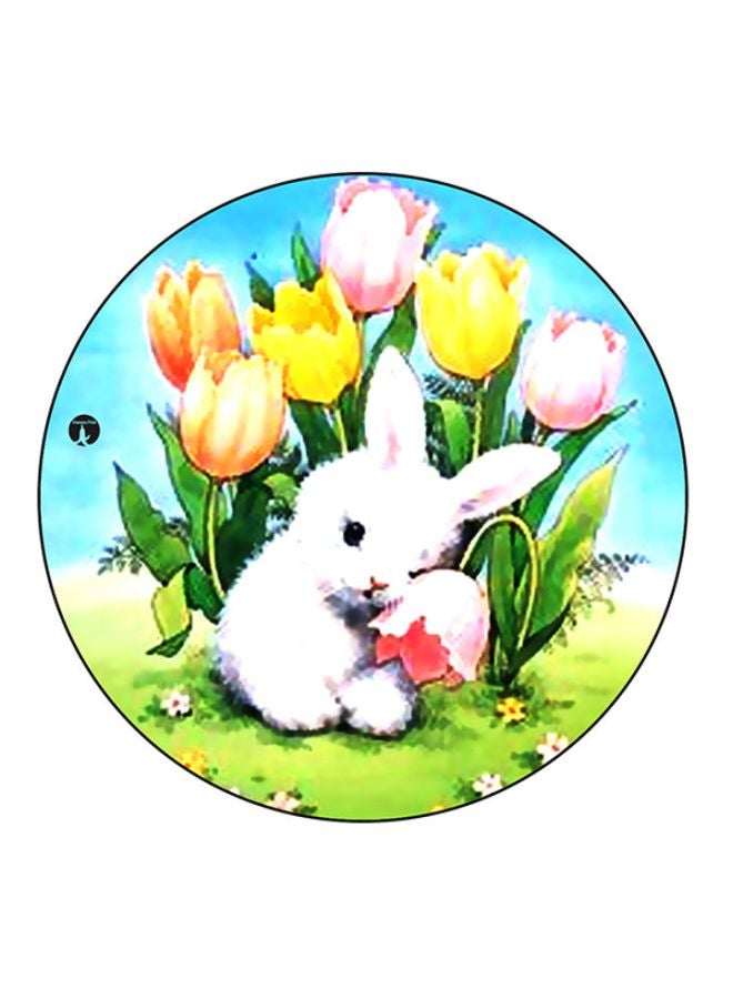 BP Rabbit Printed Round Mousepad Multicolour
