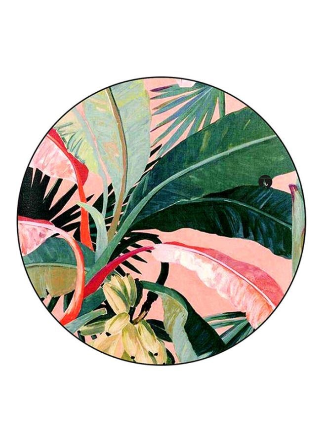BP Plants Printed Round Mousepad Multicolour