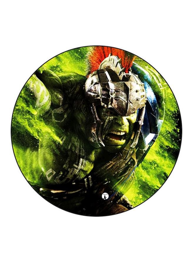 BP Hulk Printed Round Mousepad Green/Brown/Red