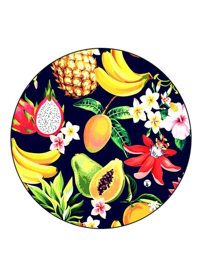 BP Food Printed Round Mousepad Multicolour