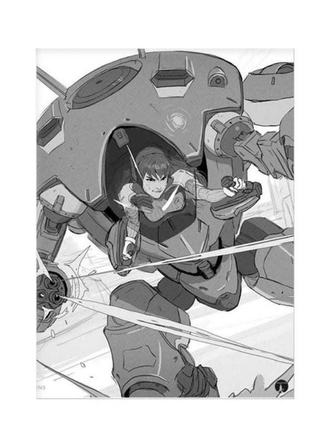 The Video Game Overwatch Mousepad Grey