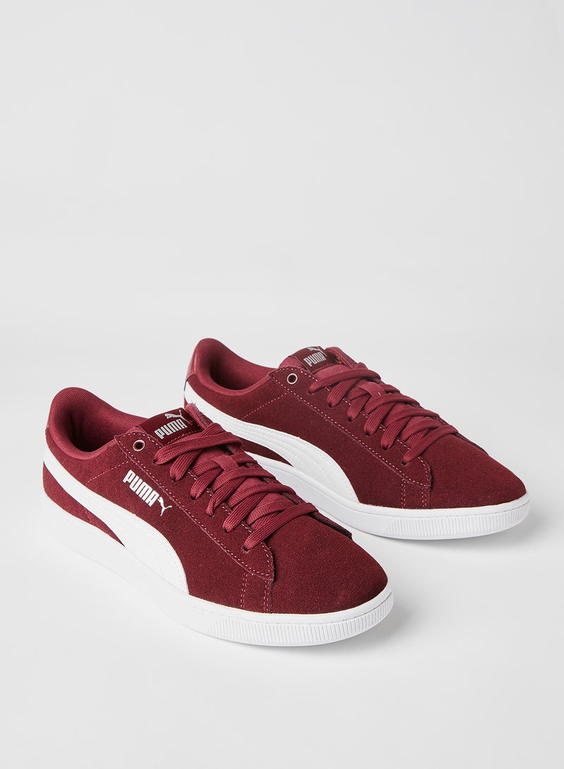 PUMA - Vikky V2 Soft Foam Sneakers White/Red - Image 1