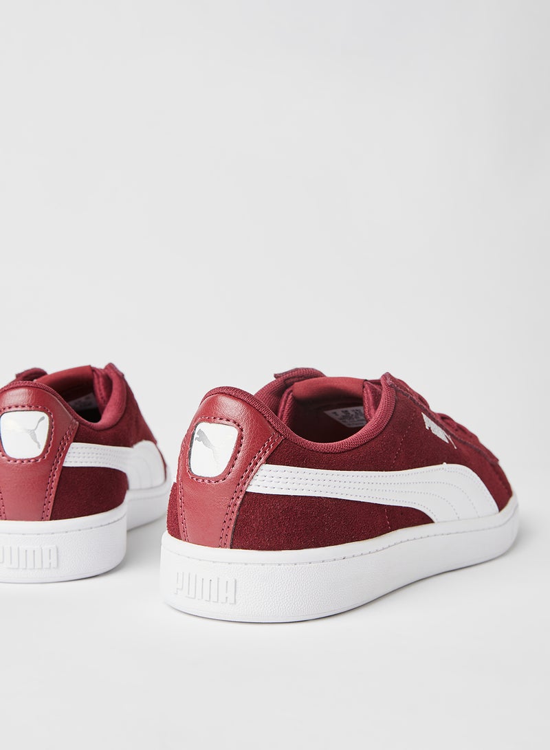 PUMA - Vikky V2 Soft Foam Sneakers White/Red - Image 1