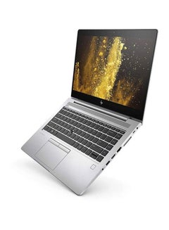إتش بي لابتوب إيليت بوك 840 G5 بشاشة عرض 14 بوصة ومعالج كور I5 وذاكرة رام سعة 8 جيجابايت ومحرك أقراص SSD سعة 256 جيجابايت وبطاقة رسومات إنتل 620 عالية الوضوح أسود/ فضي  - Image 4