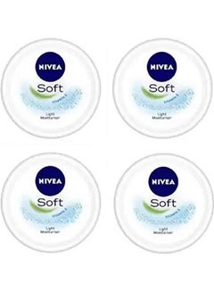 Nivea Pack Of 4 Smooth And Glowing Skin Cold Cream 200ml 