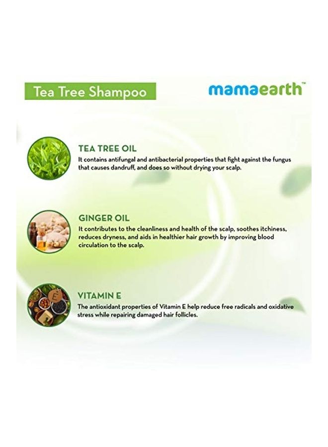 Mamaearth Tea Tree Anti Dandruff Shampoo 250ml  - Image 5