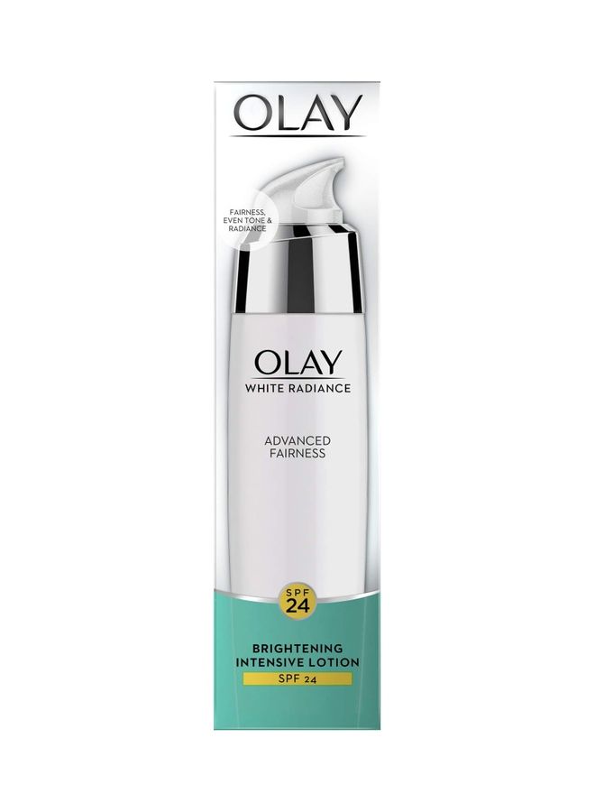 Olay - White Radiance Advanced Brightening Intensive Skin Lotion SPF 24 75ml - Image 1