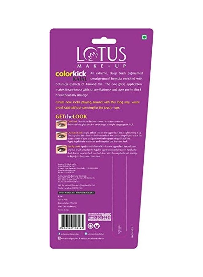 Lotus Herbals Colour Kick Kajal Black  - Image 3