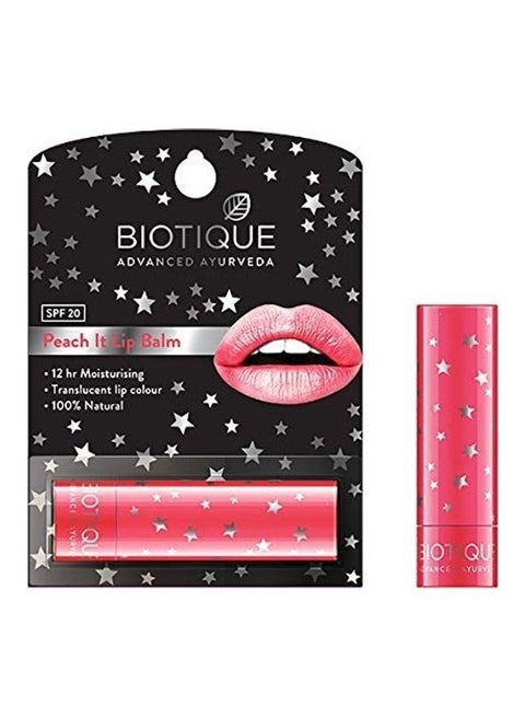 Bio Peach It Lip Balm Pink