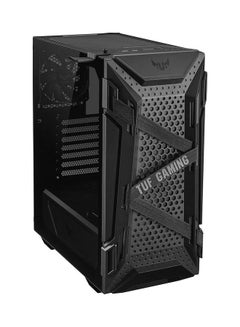 أسوس صندوق حاسوب TUF جيمنج GT301 ميد تاور للوحات الأم ATX مع لوحة أمامية على شكل خلية نحل ومراوح RBG قابلة للعنونة مقاس 120 مم، وعلاقة سماعة رأس، ودعم الرادياتير مقاس 360 مم، ومنفذي USB 3.2  - Image 1