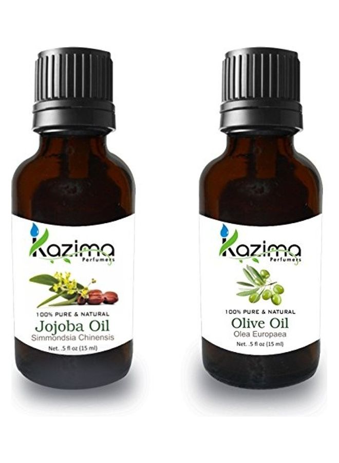 KAZIMA Combo Of Jojoba Oil And Olive Oil 15ml 