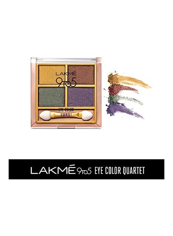 LAKME - 9 To 5 Eye Color Quartet Eye Shadow Tanjore Rush - Image 1