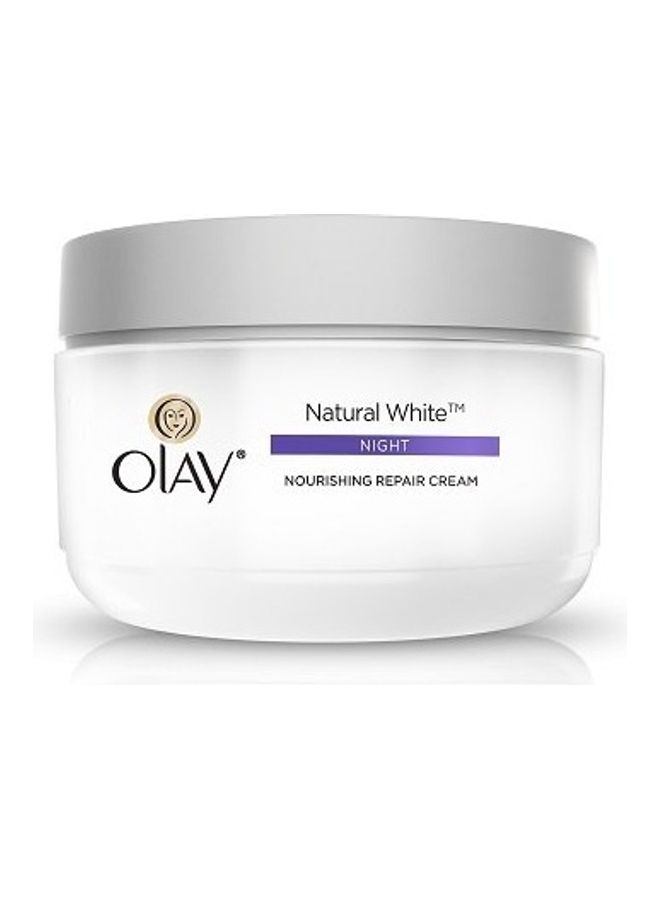 Olay Natural White 7 In 1 Night Nourishing Repair Cream 50grams  - Image 3