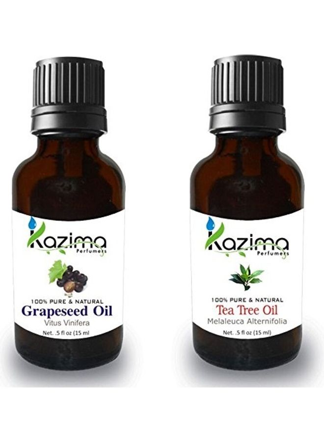 KAZIMA Grape Seed Oil And Tea tree Oil 15ml 
