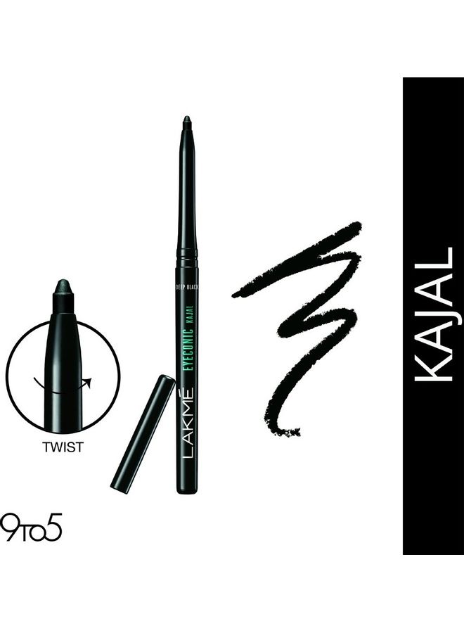 LAKME Eyeconic Kajal Deep Black - Image 4
