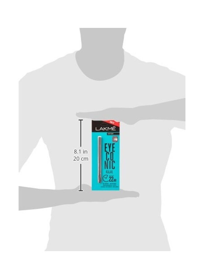 LAKME Eyeconic Kajal Deep Black - Image 5