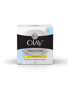 Olay Pack Of 2 Natural White All In One Night Skin And Glowing Fairness Cream Day SPF 24 Natural White 50grams  - Image 4