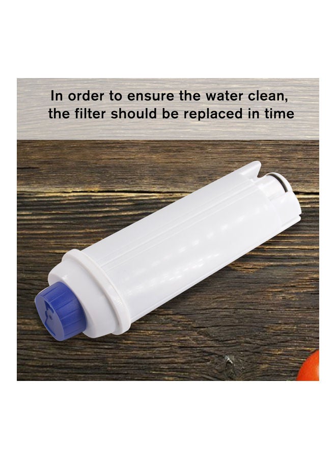 Generic - 2-Piece Activated Carbon Softener Replacement Water Filter Cartridges Compatible with Delonghi DLS C002 Automatic Coffee Machine White 16x6x11.5cm - Image 1