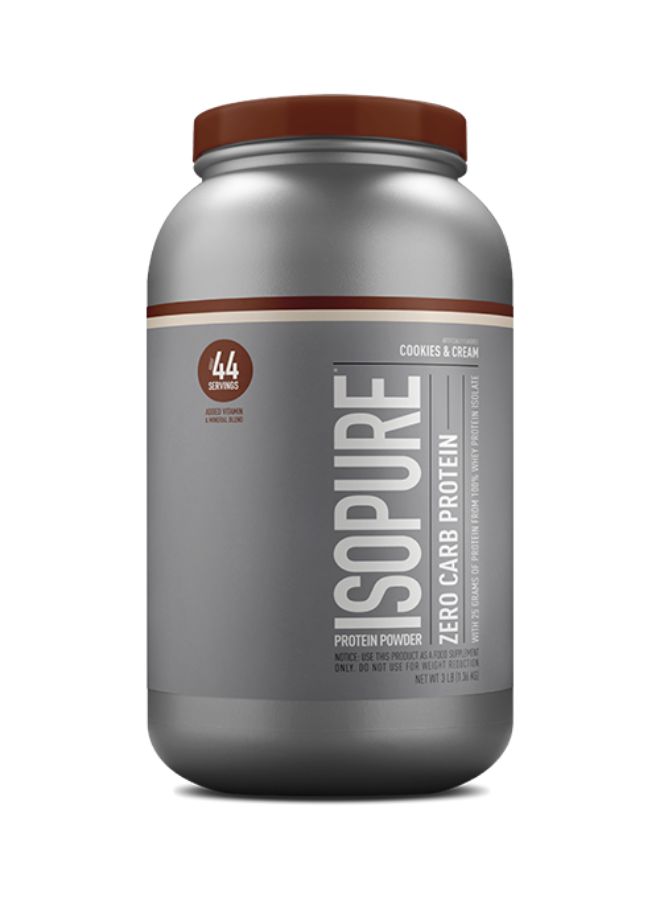 Natures Best Zero Carb Isopure Protein - Cookies And Cream