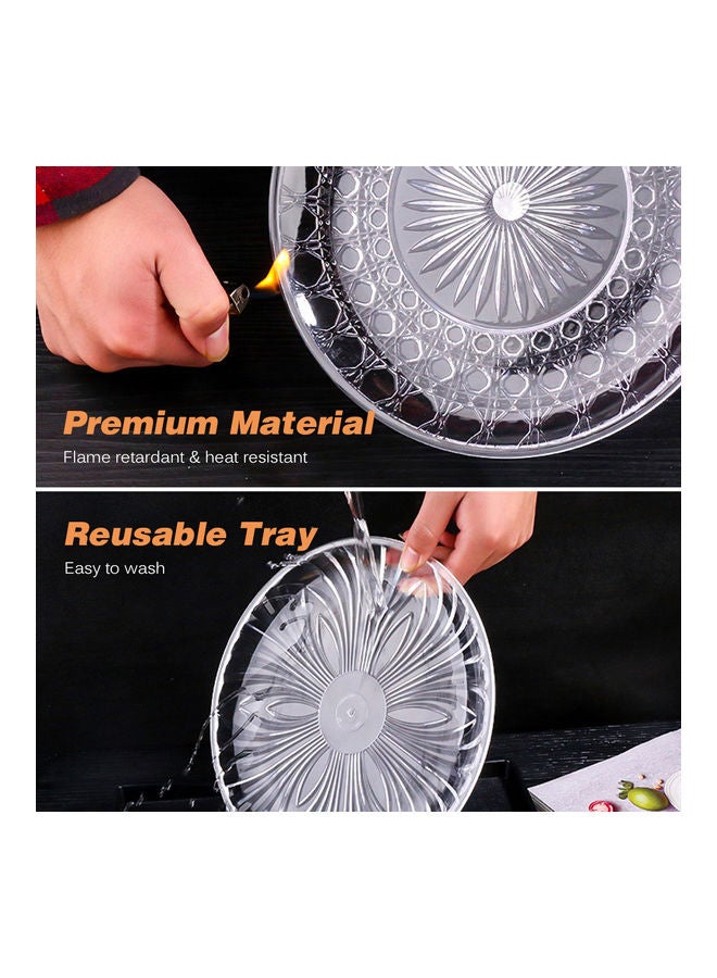 Reusable Round Serving Container white 30x2x30cm  - Image 5