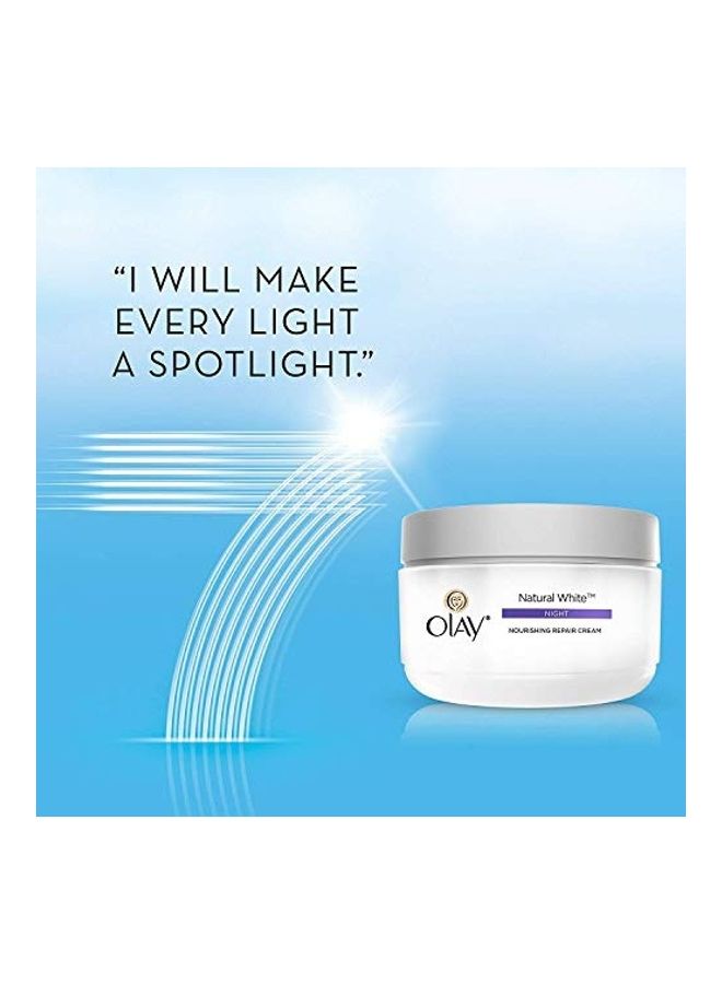Olay Natural White Night Nourishing Repair Cream Natural White 50grams  - Image 3