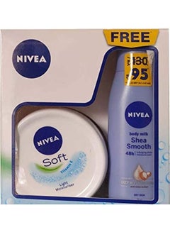 Nivea Set Of 2 Nivea Soft Cream With Shea Smooth  - Image 2