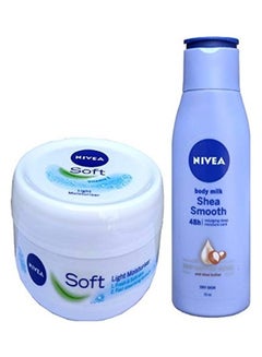 Nivea Set Of 2 Nivea Soft Cream With Shea Smooth  - Image 1