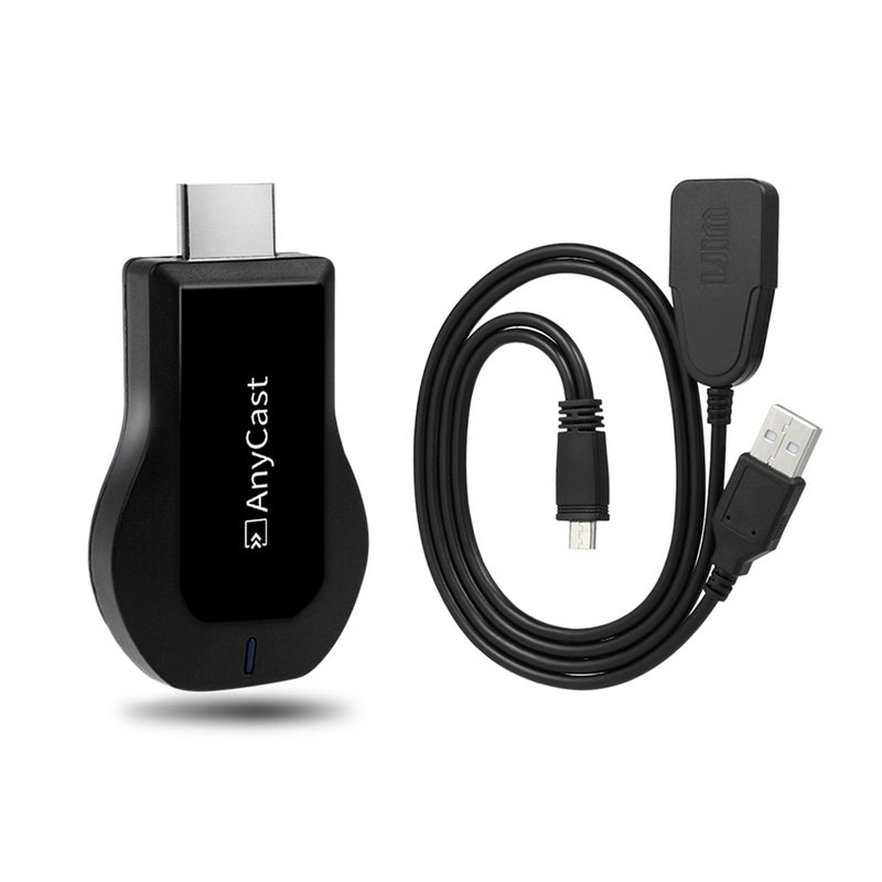 AnyCast - New Wireless WiFi Display Dongle Receiver V3845B_P Black - Image 1
