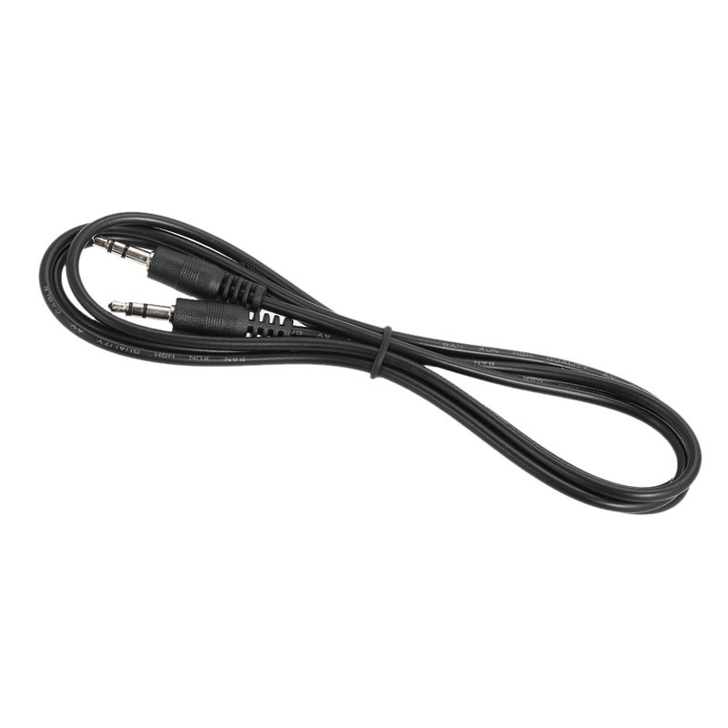 1m 3.5mm Male to 3.5mm Male Audio Cable AUX Wire V3774_P Black  - Image 5