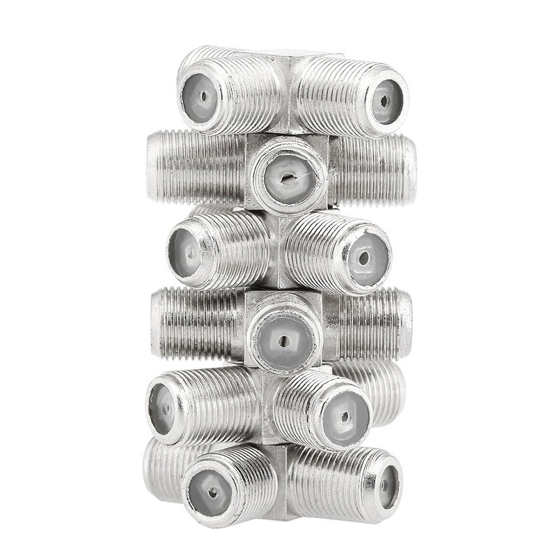 موصل F Type من 10 قطع V3698_P فضي - Image 5