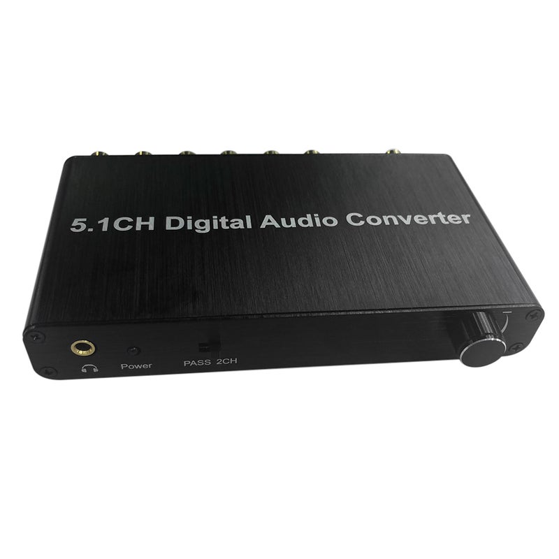Digital Audio Converter With 3.5mm Stereo HD Audio Adapter V3285_P Black - Image 5