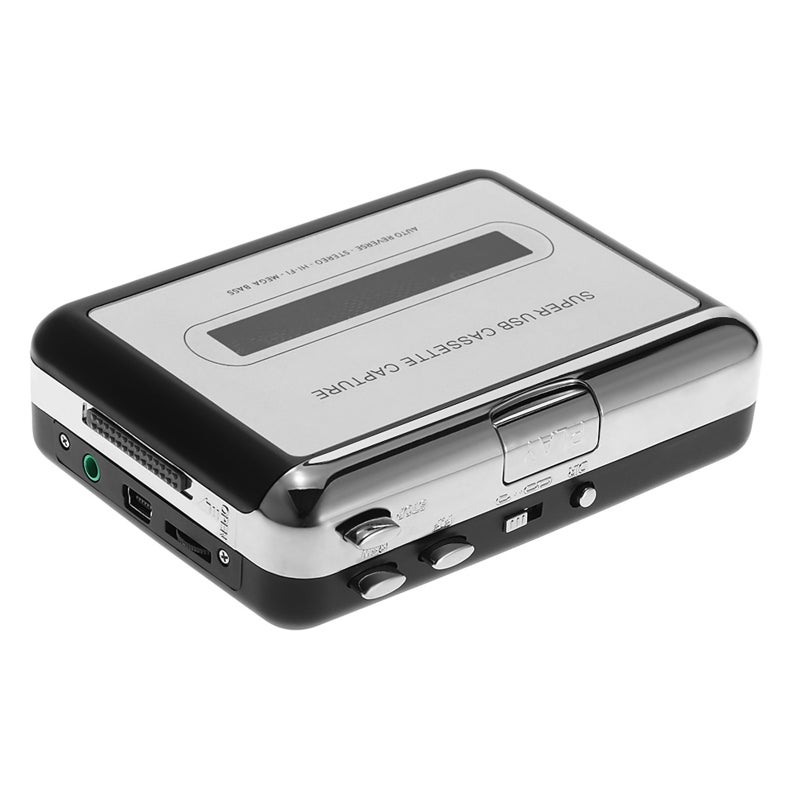 إزكاب محول USB من شريط كاسيت إلى MP3 مع سماعة أذن V2851_P أسود  - Image 3