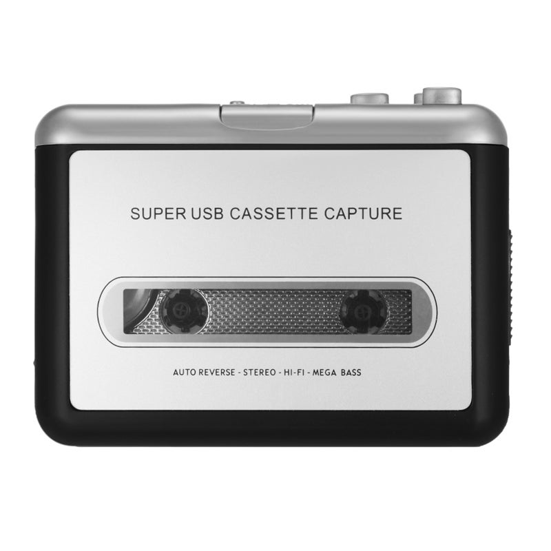 إزكاب محول USB من شريط كاسيت إلى MP3 مع سماعة أذن V2851_P أسود  - Image 5