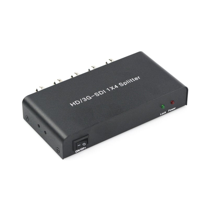 AYS-S14 SDI Splitter 1 × 4 Video Converter V7342_P Black  - Image 2