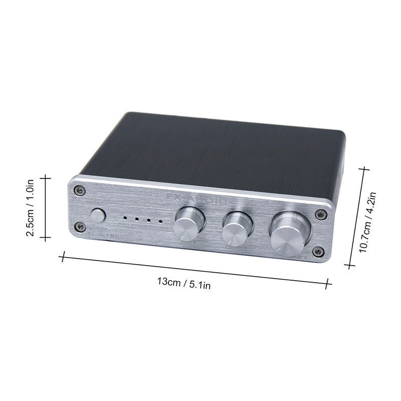 FX-AUDIO - XL-2.1BL HiFi Audio Digital Amplifier V7262B-EU_P Black - Image 1