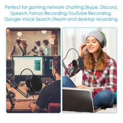 Generic Professional Podcast Condenser USB Microphone Kit V6664-2_P Black  - Image 5