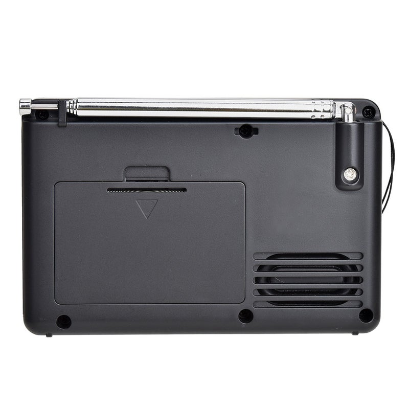 HRD-603 Portable Pocket Radio V7201_P Black - Image 3