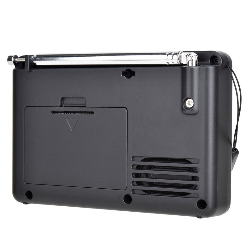 HRD-603 Portable Pocket Radio V7201_P Black - Image 5