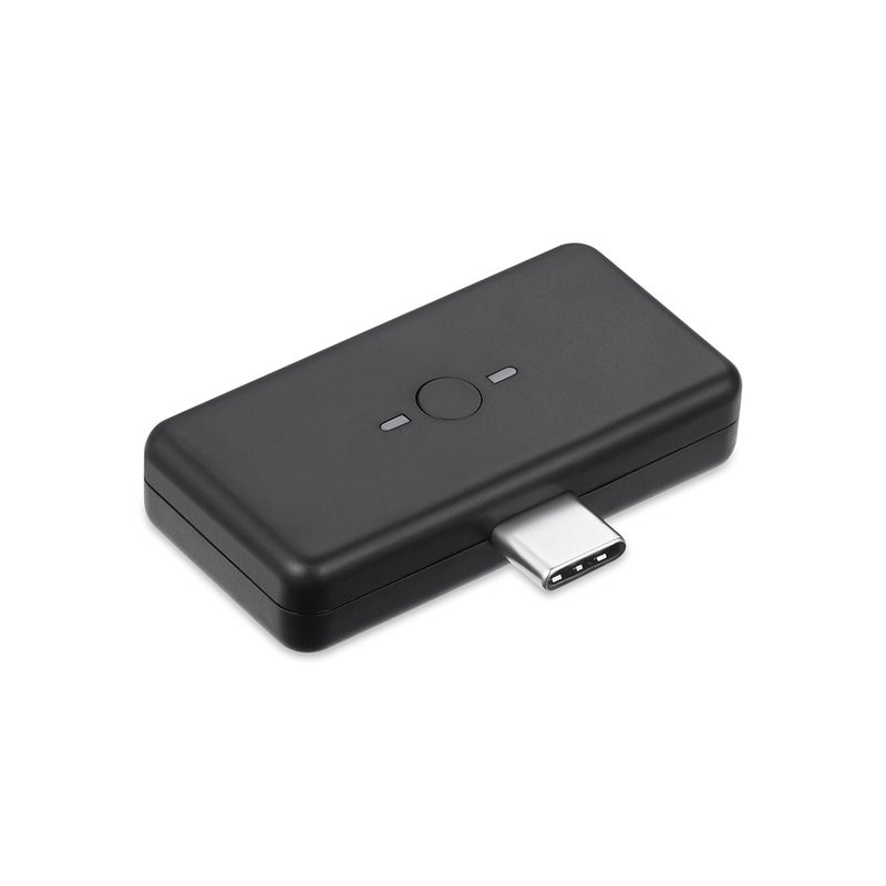 BT02 Wireless Type-C Audio Transmitter V7108_P Black - Image 1