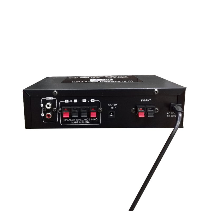 Generic - Mini FM Reading Card Bluetooth Digital Power Amplificador V6659_P Black - Image 1