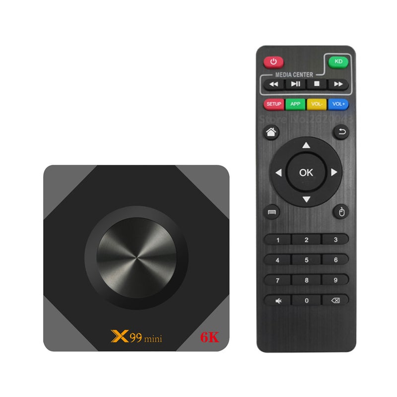 X99 MINI Smart Android 9.0 TV Box V6968EU-64GB_P Black  - Image 2