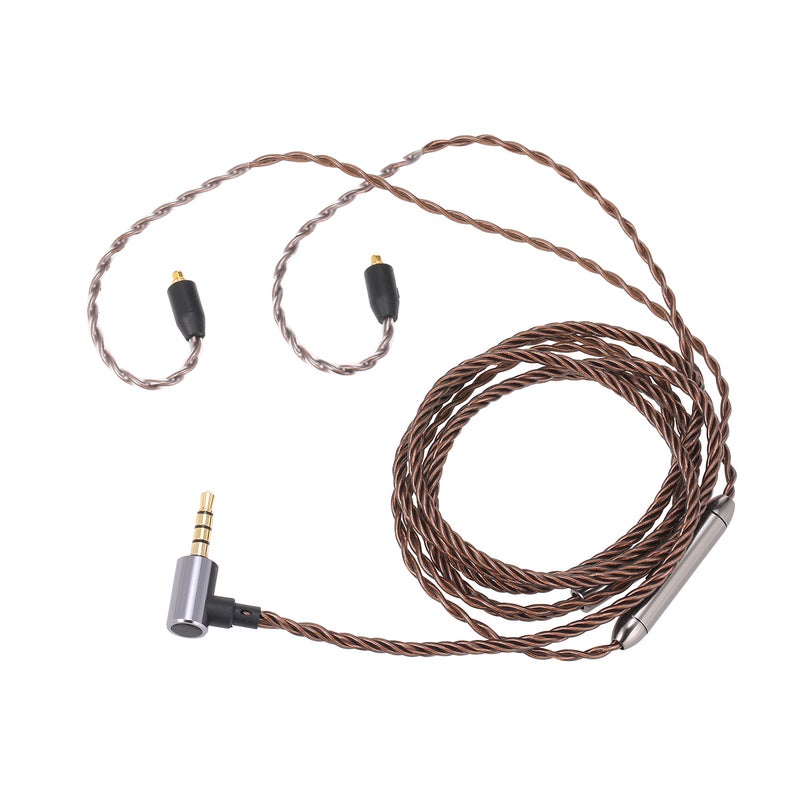 Generic - MMCX Connector Replacement Headphone Cable V6830_P Brown - Image 1