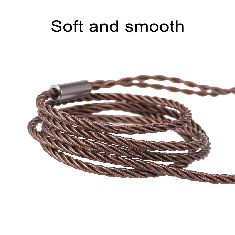 Generic - MMCX Connector Replacement Headphone Cable V6830_P Brown - Image 1
