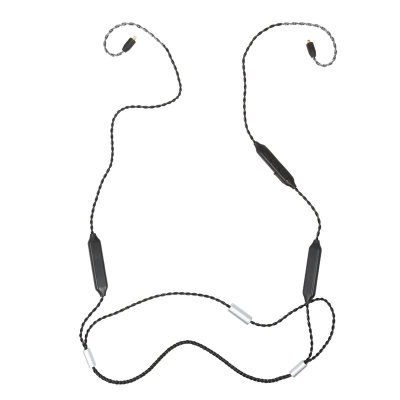 كابل بديل طراز QC3005 لسماعة الرأس بموصل MMCX التي تعمل بالبلوتوث 5.0 V6829_P أسود - Image 1