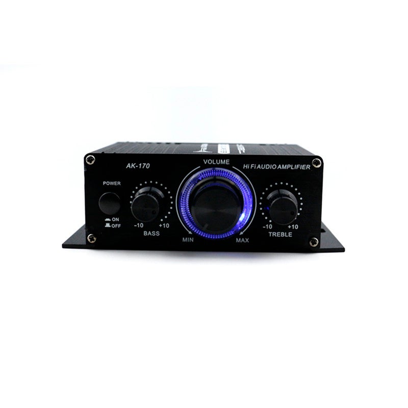Generic AK170 12V Mini Audio Power Amplifier V6743_P Black  - Image 2