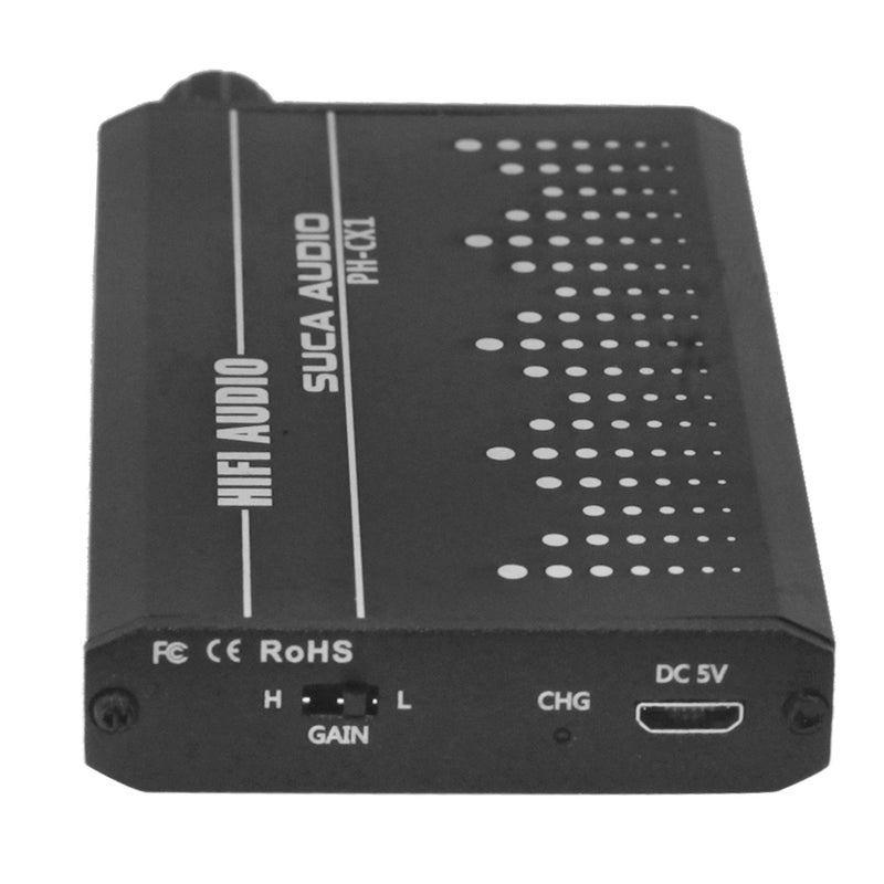 Aluminum Portable Headset Amplifier V6485_P Black  - Image 5