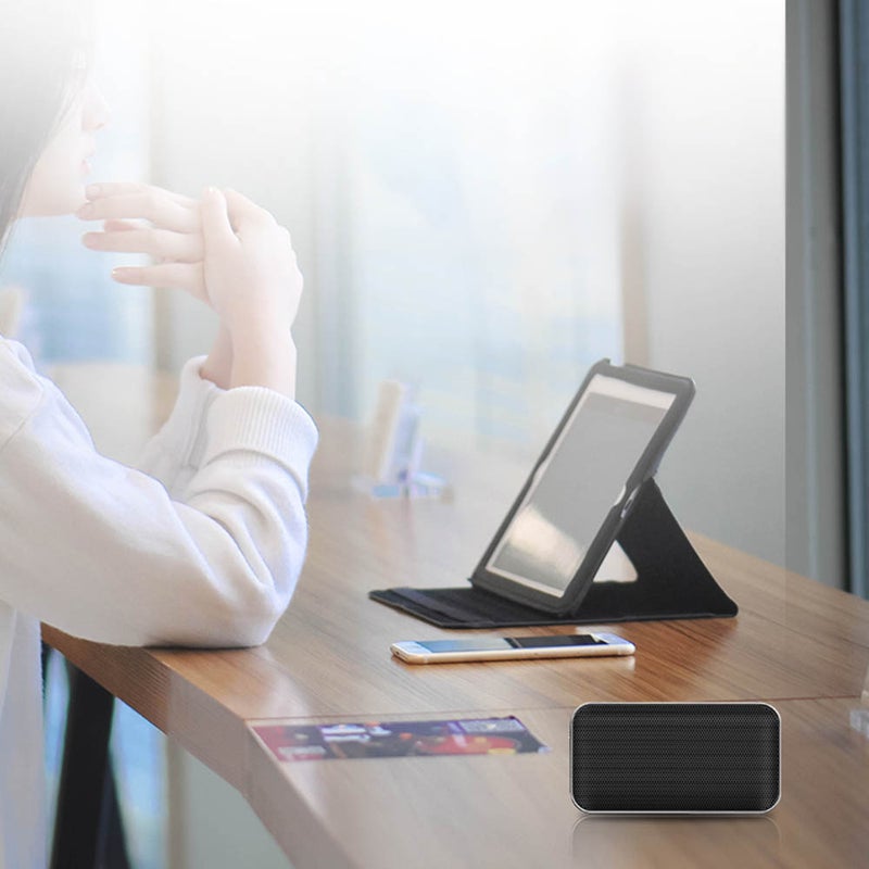 ايه اي سي مكبر صوت بلوتوث لاسلكي محمول مع ميكروفون طراز BT209 V6382B_P أسود - Image 2