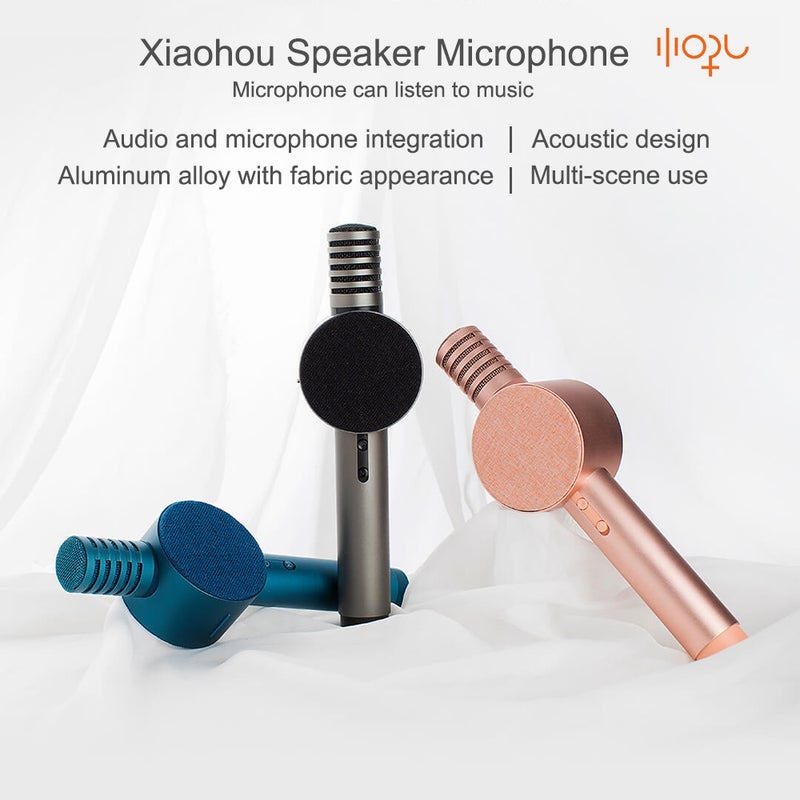Xiaomi - Xiao-hou Moving-Coil Audio Microphone V6404P_P Pink - Image 1