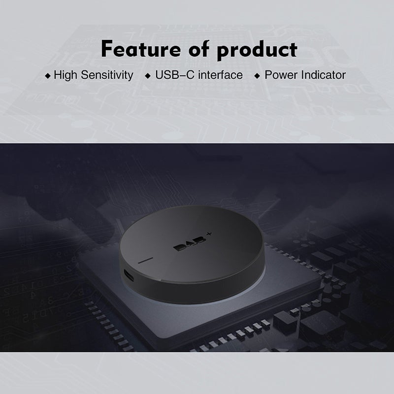 DAB+008 Car Radio Tuner Receiver V6370_P Black - Image 4